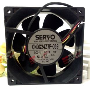 CNDC24Z7P 3线散热风扇 原装 12038 0.37A 24V 伺服SERVO 069