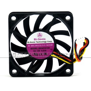 百瑞BI-SONIC BP601012H 12V 0.21A 6CM 6010 3线电源散热风扇