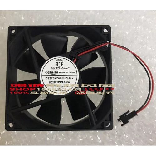 原装PELKO MOTORS D9226Y24BPCP1b-7 24V 0.48A大风量变频器风扇