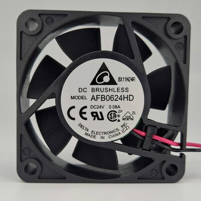 正品台达 6020 6CM AFB0624SHD 24V 0.20A 2线 变频器风扇