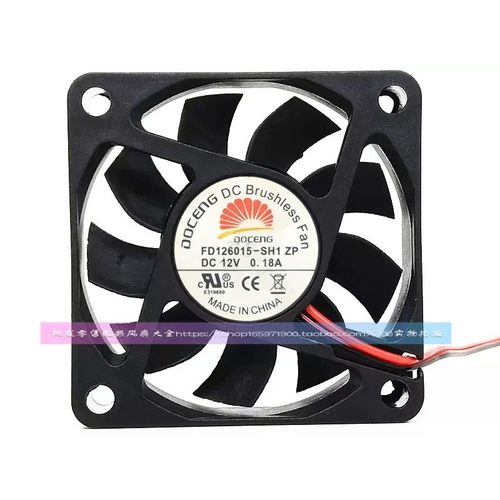 AAADOCENG FD126015-SH1/SL1 ZP 6CM/厘米12V直流无刷静音风扇