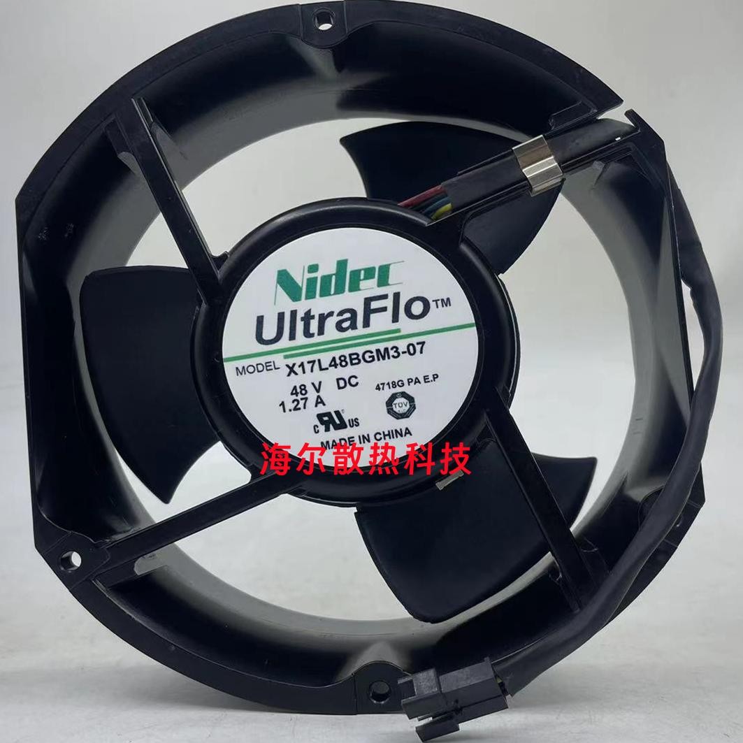 Nidec X17L48BGM3-07 DC48V 1.27A海立普变频器散热风扇17251