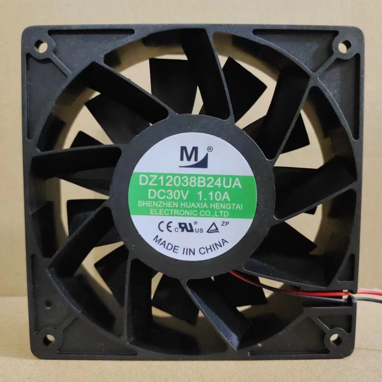 全新一盟DZ1203B24UA DC30V 1.10A 2线大风力变频器暴力散热风扇
