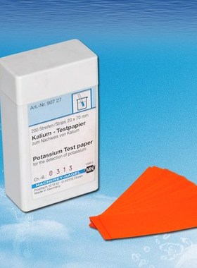 德国MN 90727钾试纸250mg/L 钾/钾离子K测试纸 200条/盒20×70mm