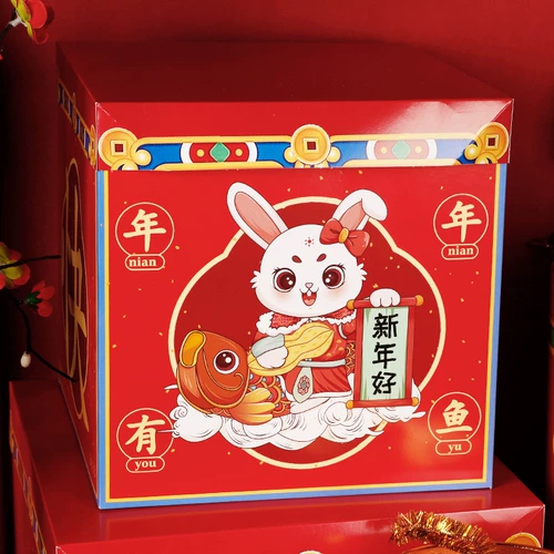 2025 год подарочной коробки Snake Ornments Новая годоватая подарочная коробка сцены