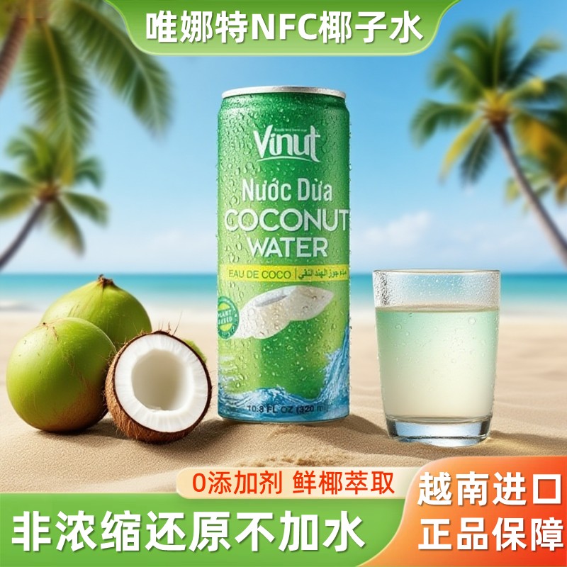 越南唯娜特Vinut椰子水nfc果汁