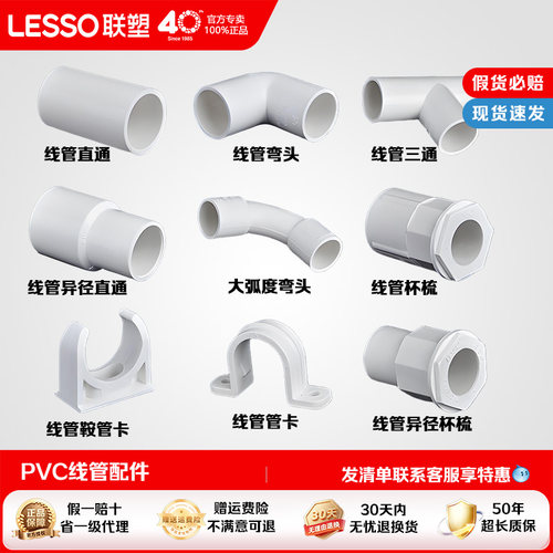 联塑PVC绝缘阻燃电线管配件