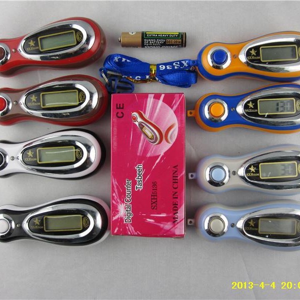 mp3外形款式计数器/手动计数电池计数器/有挂绳可配带记数器