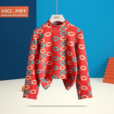 MOMH秋冬春高领时尚保暖打底衫