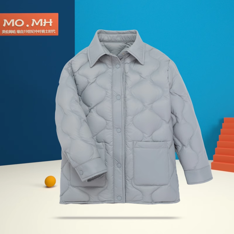MOMH简约时尚轻薄舒适羽绒服