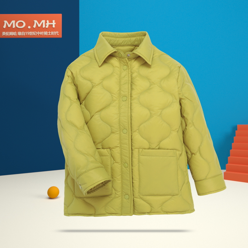 MOMH简约时尚轻薄舒适羽绒服