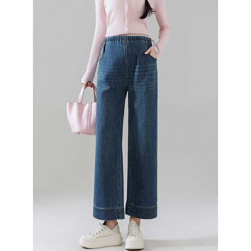 无托腹孕妇牛仔裤九分春秋季外穿2025新款小个子显瘦直筒阔腿裤子,孕妇装/孕产妇用品/营养,孕妇休闲裤,淘宝优惠券,粉丝福利购,淘宝优惠卷