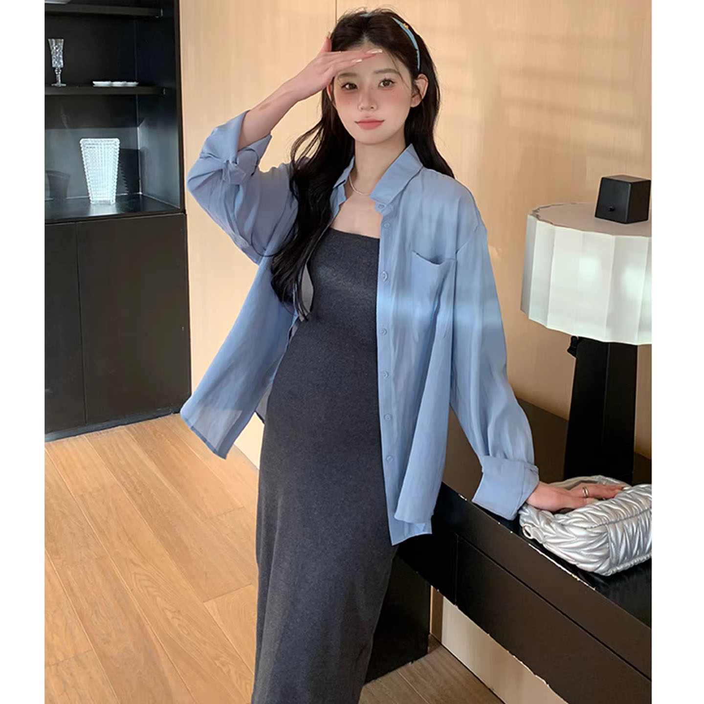 布衣妈咪孕妇吊带连衣裙慵懒百搭