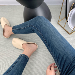 孕妇打底裤子夏季薄款外穿秋装托腹弹力小脚紧身牛仔裤长裤春秋款