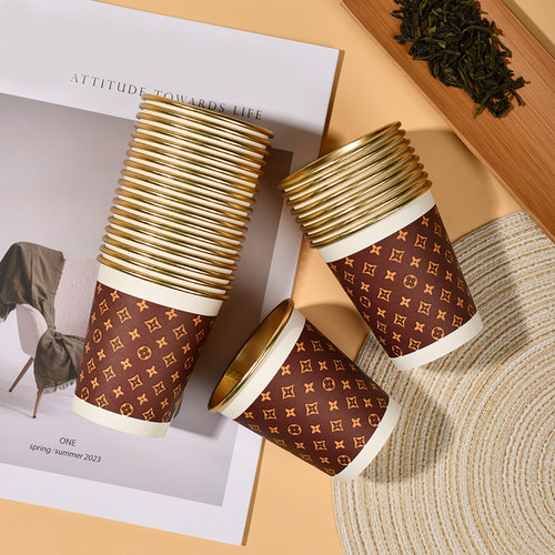 高档金箔纸杯丨食品级特厚无异味