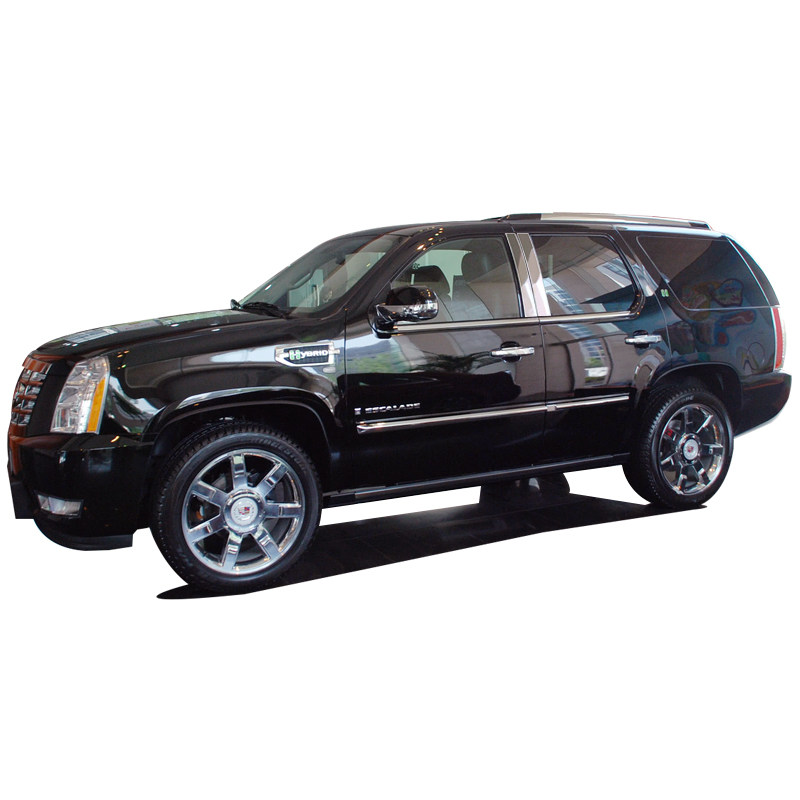 适用于06-13款凯雷德车窗饰条不锈钢中柱亮汽车B柱装饰条专车专用