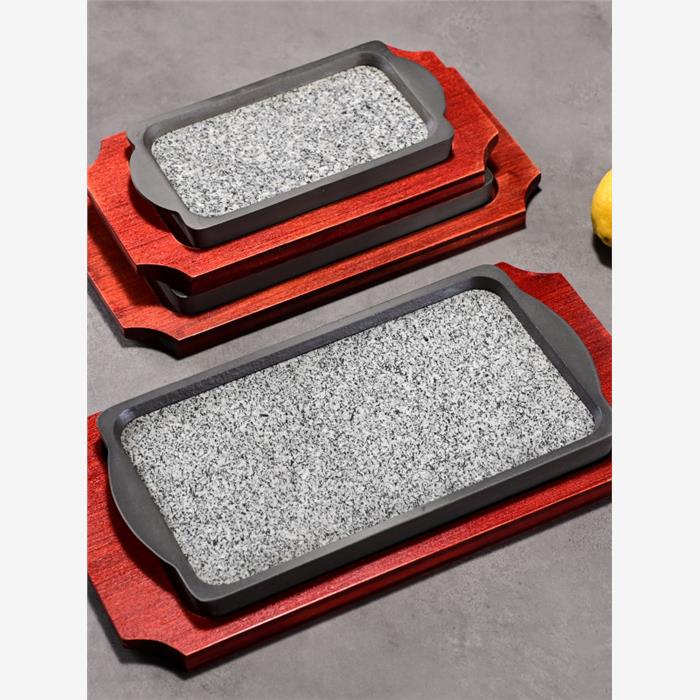 包边石锅石头碗石盘料理