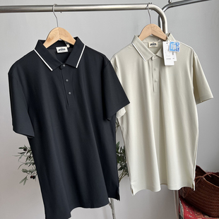 无痕压胶工艺 男士 冰感清凉 夏季 丝滑垂顺通勤休闲短袖 POLO衫