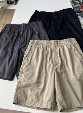 北野U家！夏季推荐男女装弹力松紧短裤休闲运动中裤起居裤BY76407