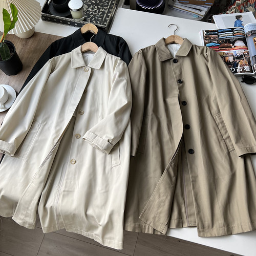 日系通勤时髦极简风质感型风衣