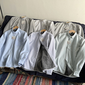 全棉水洗牛津纺 通勤休闲加绒保暖防风衬衫 基础百搭款 秋冬男士