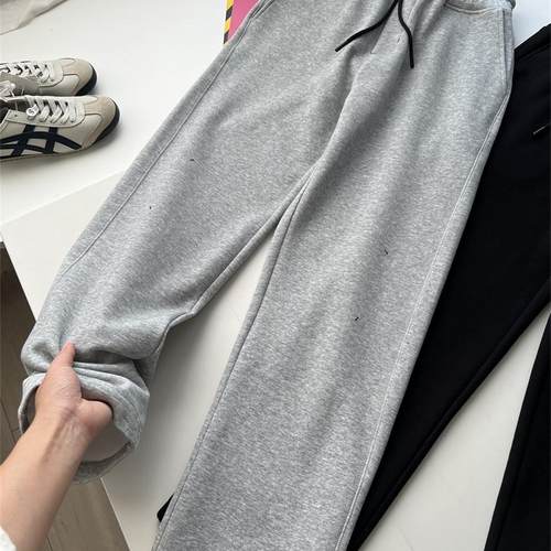 针织卫裤直筒休闲百搭休闲裤