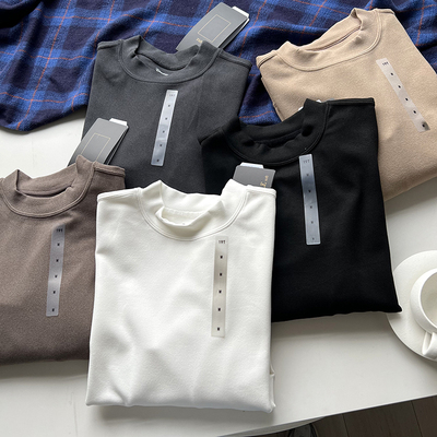 长袖内搭保暖男士德绒T恤