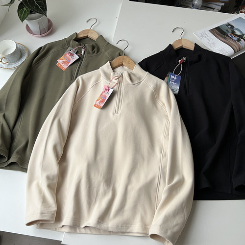 蓄热德绒超软和男士卫衣