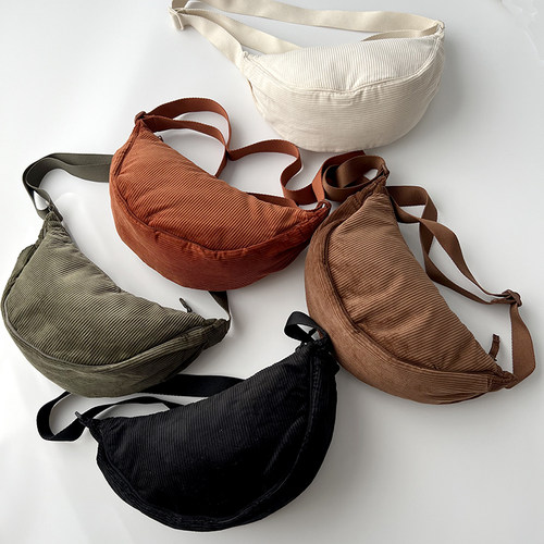 男装女装灯芯绒挎包/单肩包出游