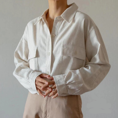 女装法兰绒长衫/长袖外套