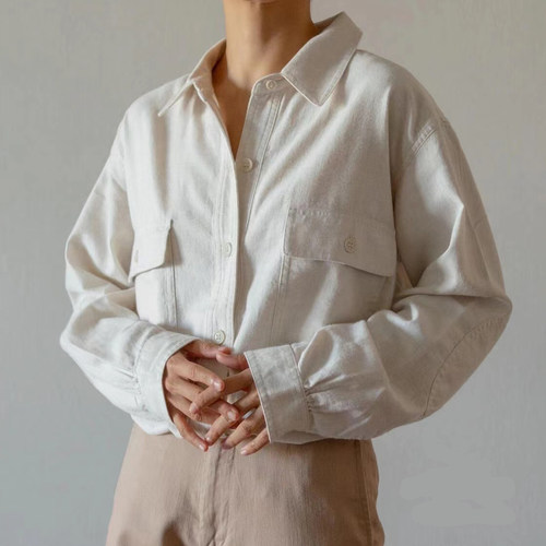 女装法兰绒长衫/长袖外套