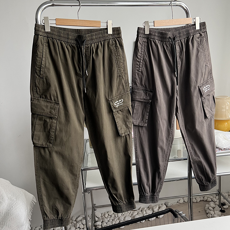 束脚工装水洗柔软休闲裤