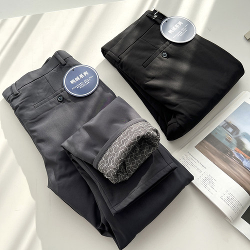 男士商务通勤防风保暖休闲西裤