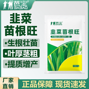 芭宝韭菜苗根旺粗又壮嫩绿宝宝生根壮苗叶厚茎粗提质增产水溶肥料