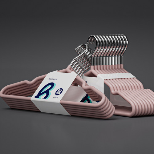 【超粗】家用成人衣架加厚无痕衣服防滑学生宿舍晾衣架粗撑子衣挂