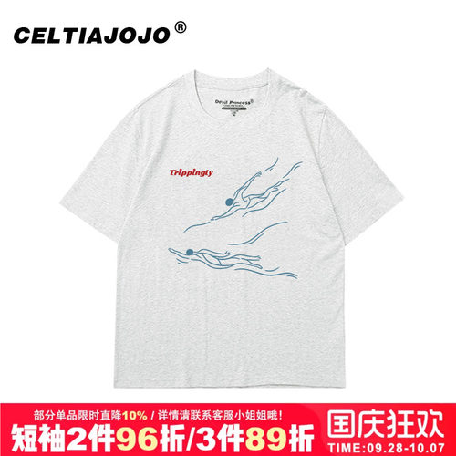 ulzzang小众复古纯棉短袖t恤潮