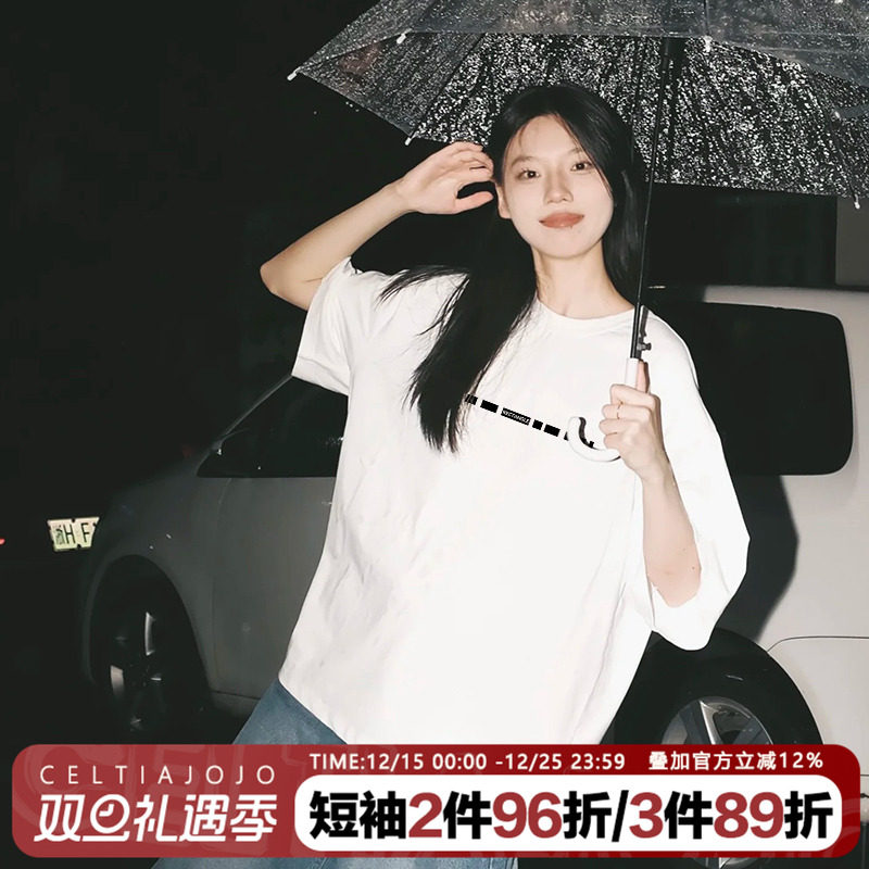 ulzzang小众别致纯棉短袖t恤