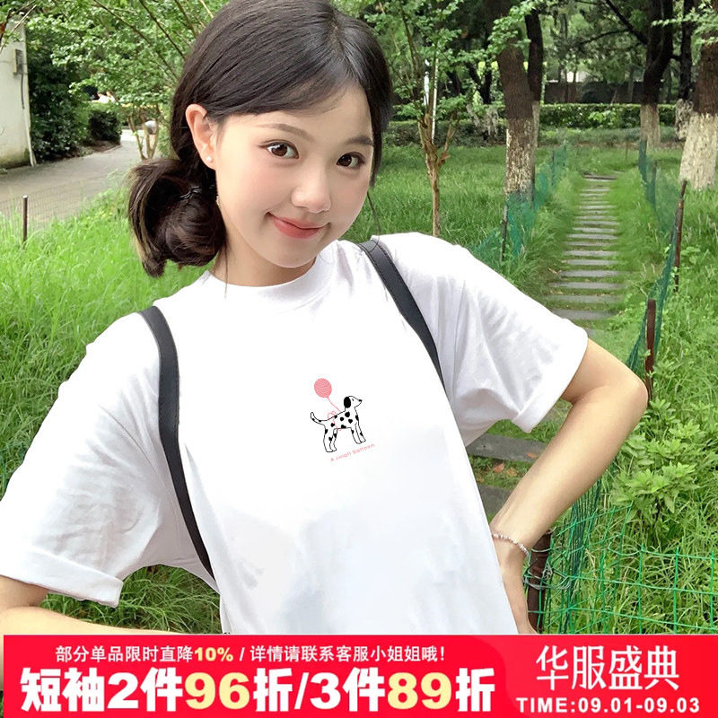 chic小个子韩系正肩短袖t恤图片