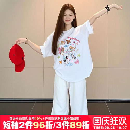 chic小众韩系纯棉短袖t恤夏季