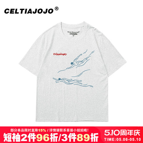 ulzzang小众复古纯棉短袖t恤潮