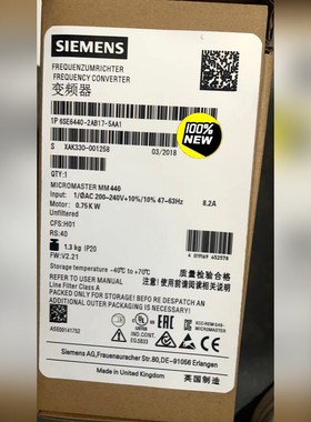 6SE6440-2AB7-5AAMM440变频 议价