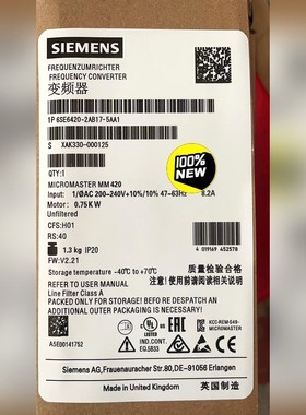 6SE6420-2AB7-5AAMM420变频 议价