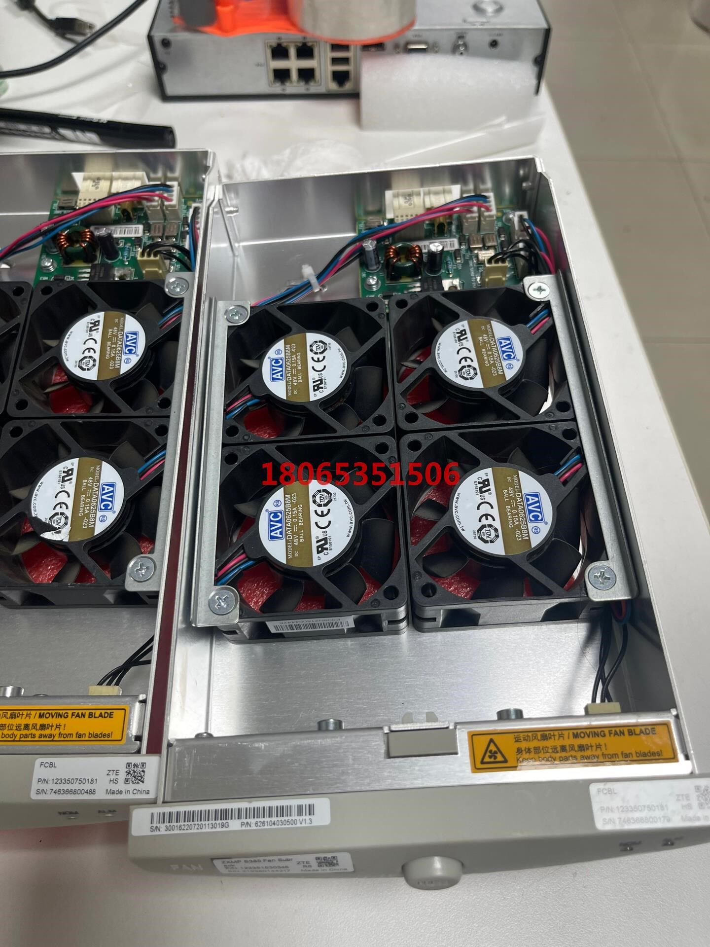 中兴 s385风扇(fan)传输设备实物拍摄需要的联系