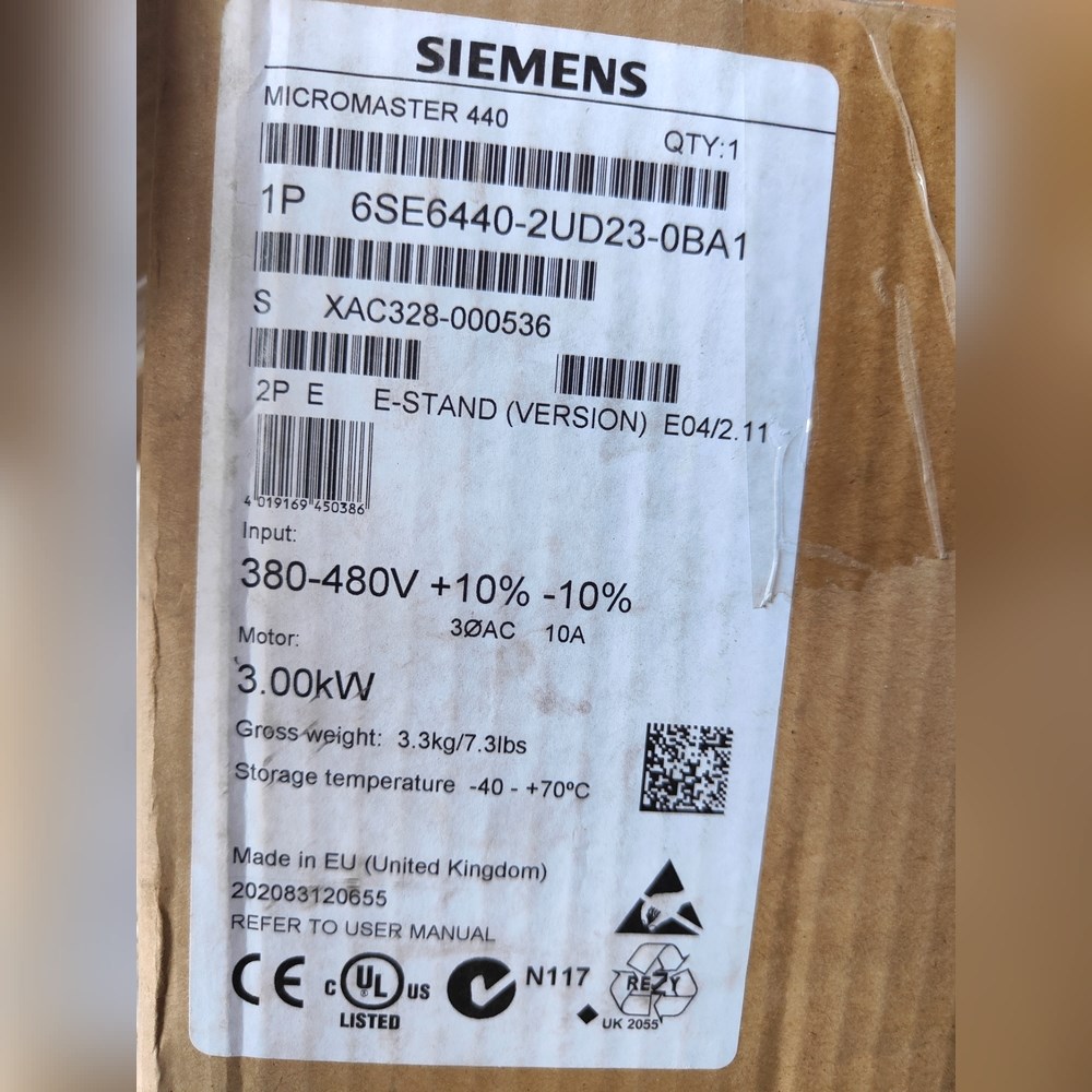 6SE6440-2UD23-0BA1 440变频器3k 议价