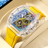 德国布加迪名正品 十大 酒桶型潮流时尚 牌男士 全自动机械表限量版