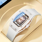 德国布加迪新款 牌 女表全自动机械表简约气质轻奢设计感手表名正品