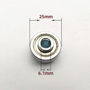 高台轴承608ZZ 尺寸：6 内孔6.1 内圈两侧各突出3.5MM