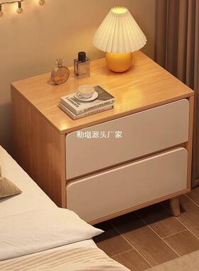 床头柜家用卧室床头柜现代简约床头收纳柜置物架床边储物柜小柜子