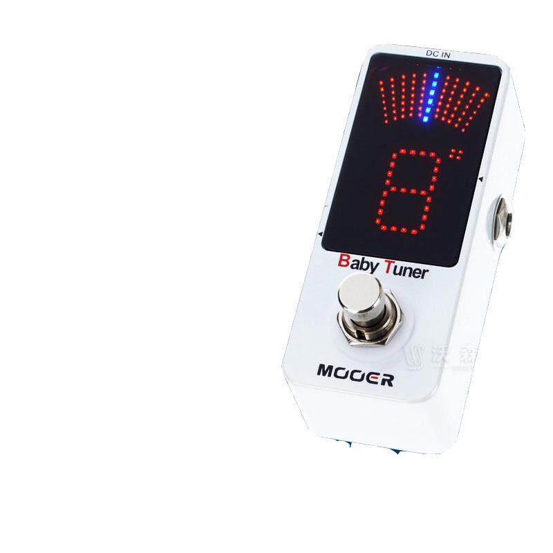 MOOER魔耳BabyTuner电箱贝司电吉他单块调音器校音表