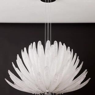 意大利Agave客厅吊灯复古别墅复式楼梯餐厅穆拉诺美式水晶卧室灯